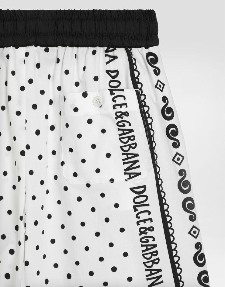 Dolce & Gabbana Bandanna-print poplin shorts Print L43Q47FI5KQ