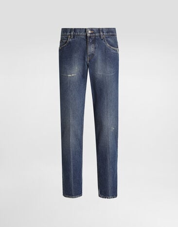 Dolce & Gabbana Regular cotton jeans Multicolor GYJCCDG8NJ8