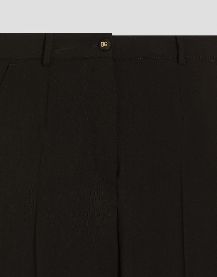 Dolce & Gabbana Pantaloni in lana Dolce & Gabbana Pantaloni in lana Nero FTAM2TGDDPS