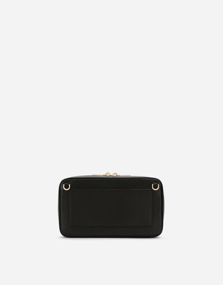 Dolce & Gabbana Small calfskin DG Logo Bag camera bag Noir BB7289AW576