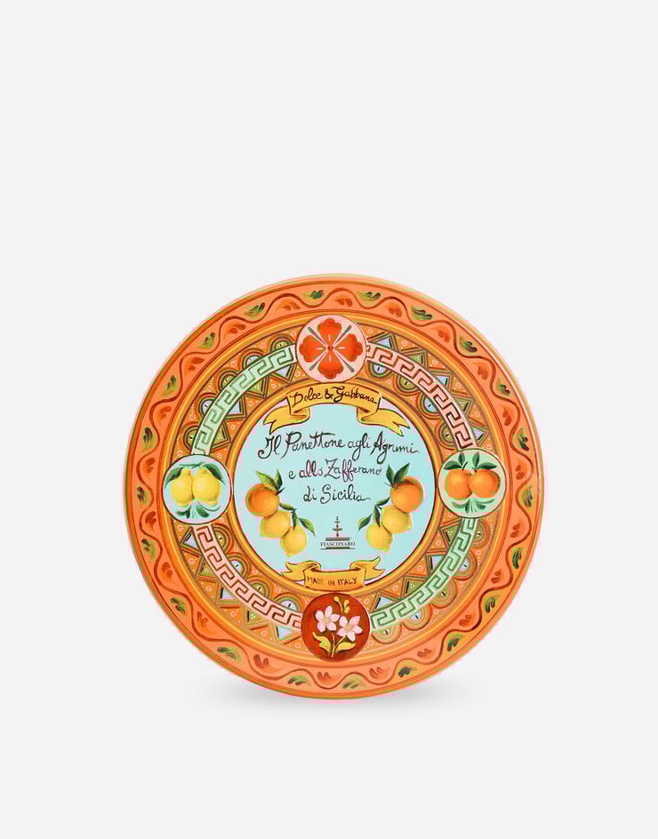 Dolce & Gabbana Panettone with Sicilian Citrus fruits and Saffron Multicolor PN0500RED11