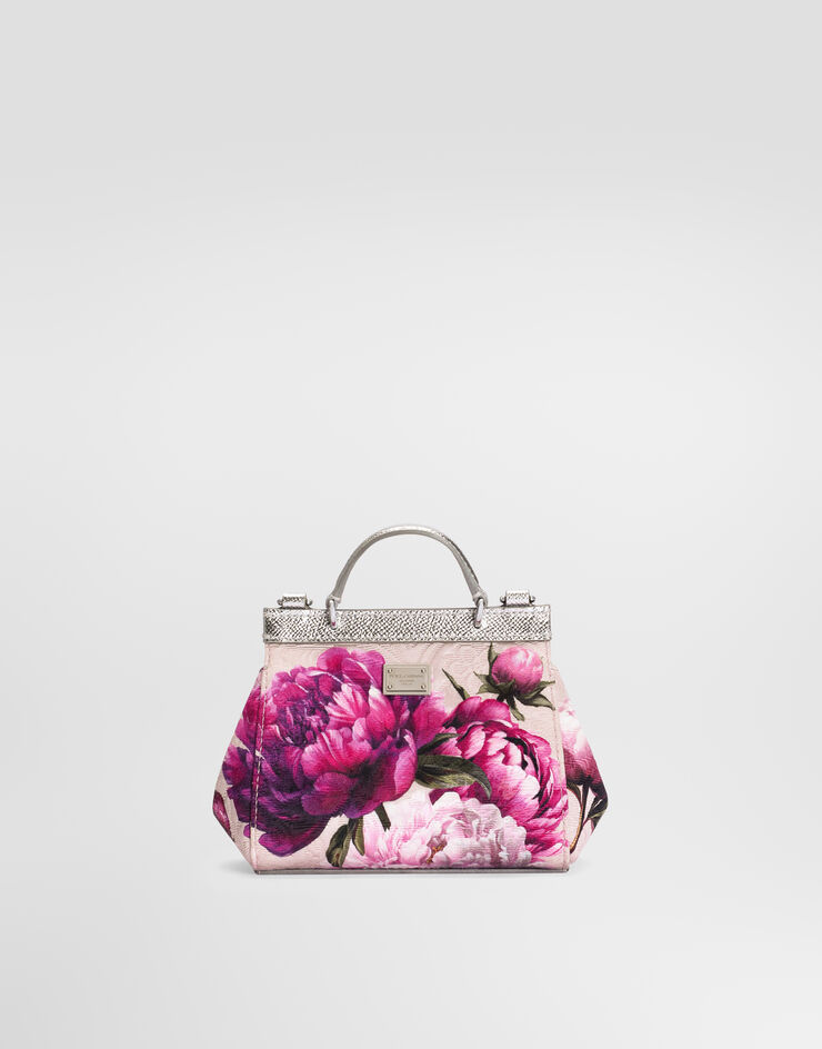 Dolce & Gabbana Sicily 织锦手袋 牡丹印花 Multicolor EB0003A0870