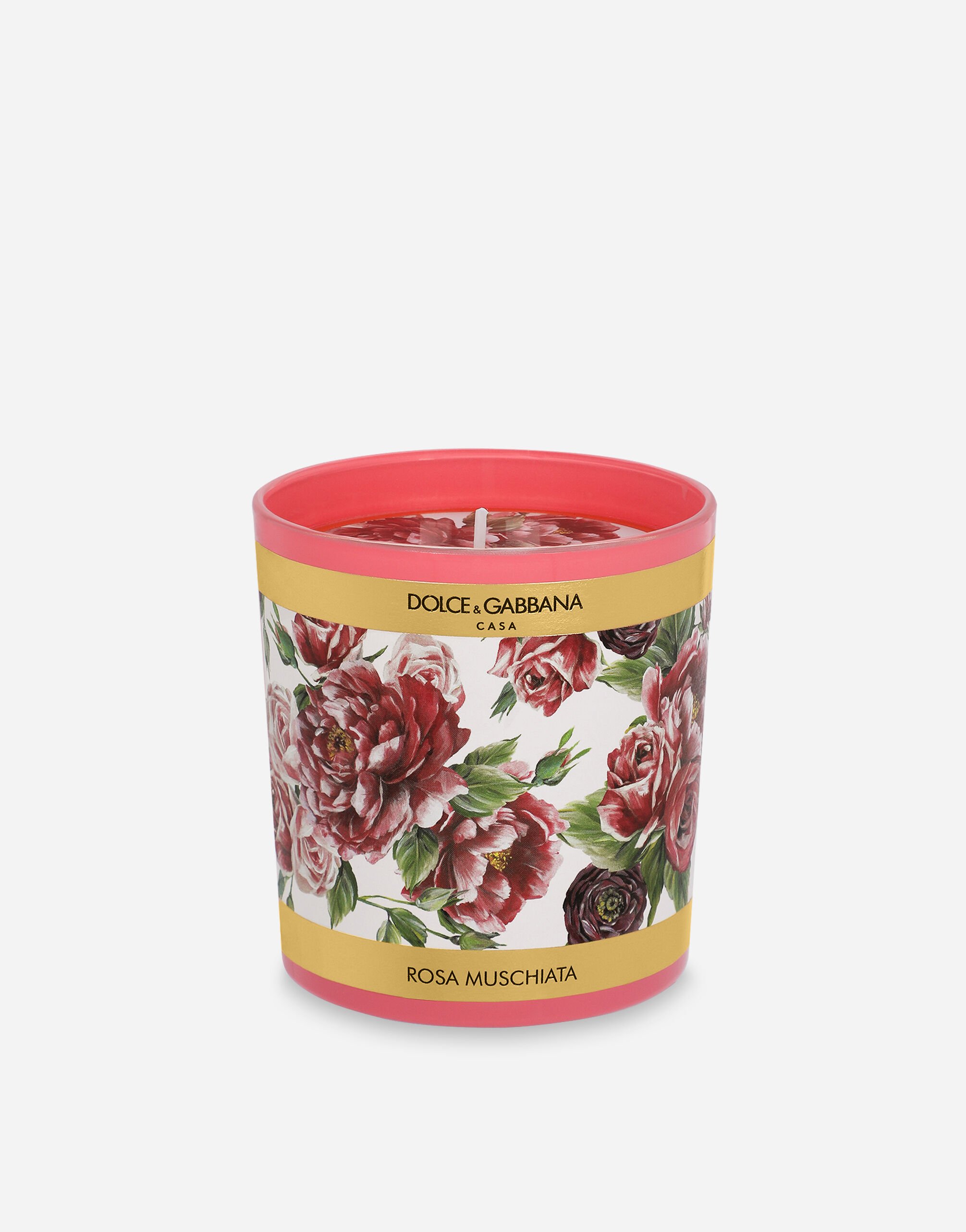 Dolce & Gabbana شمعة عطرية - ورد مسكي متعدد الألوان TCC113TCAHZ