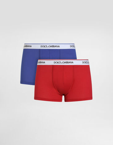 Dolce & Gabbana Bi-pack jersey boxers Dolce & Gabbana Bi-pack jersey boxers Multicolor M9D62JOUAIG