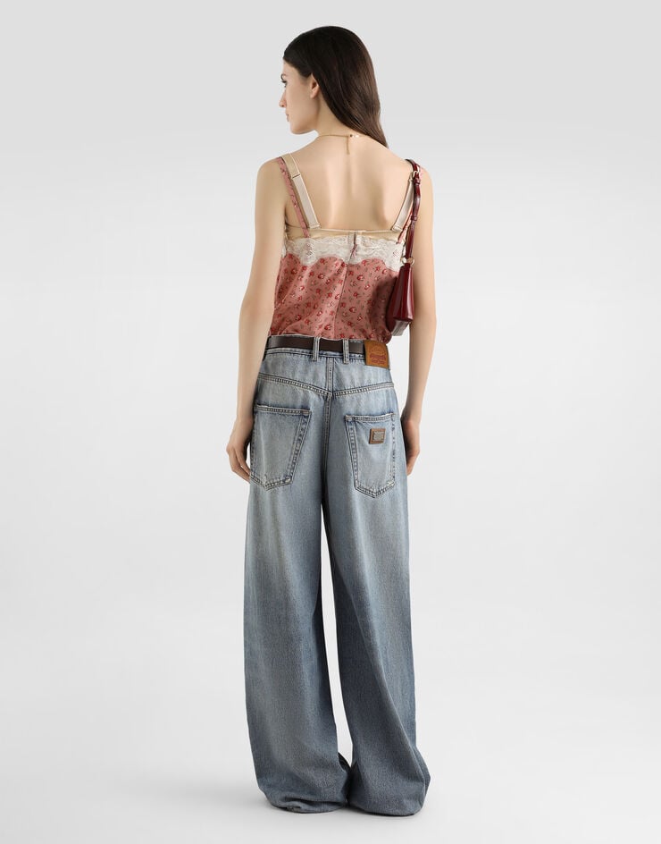 Dolce & Gabbana Denim trousers Multicolor FTDHHDG8OR6