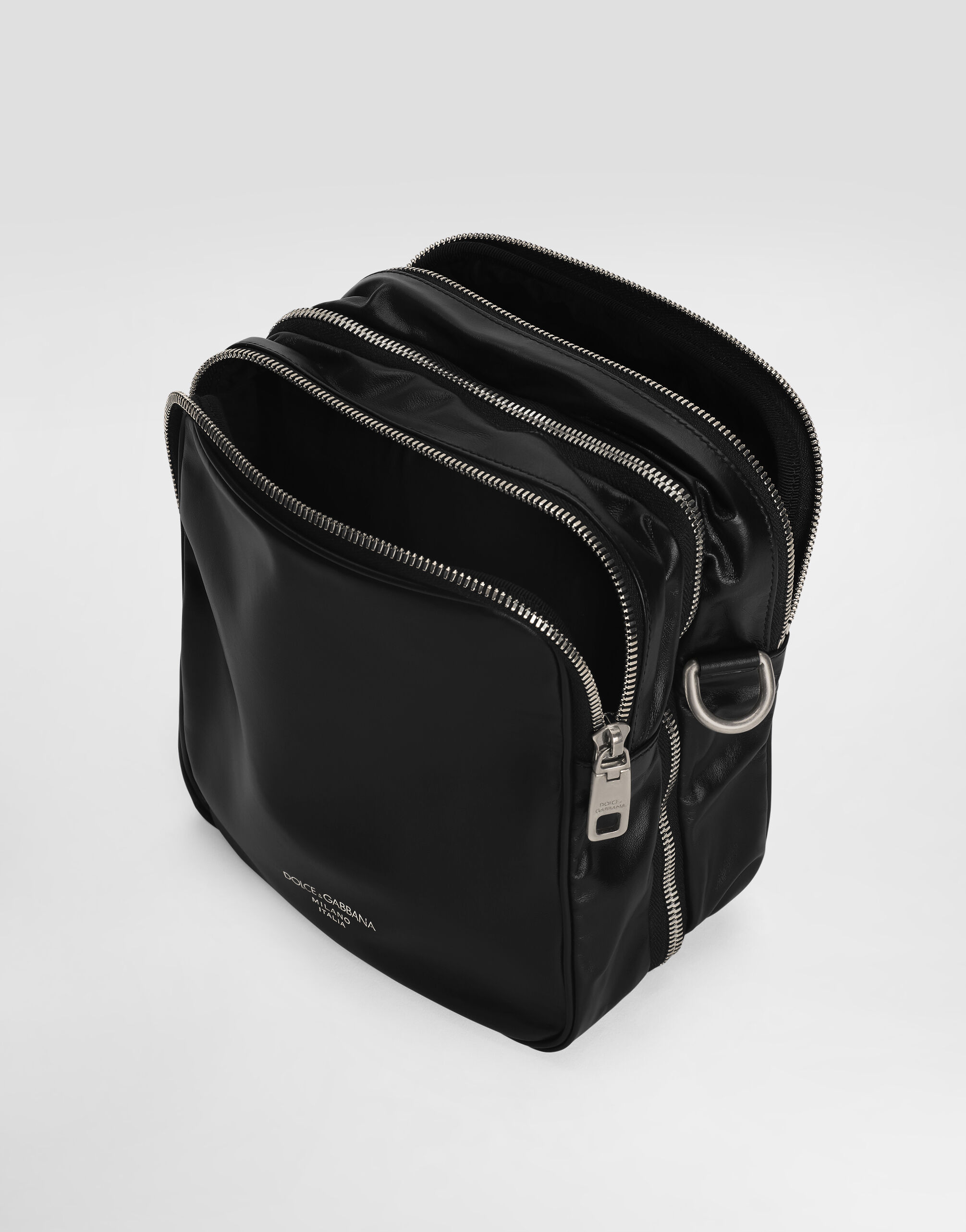 Calfskin bag in Black for Men | Dolce&Gabbana® US