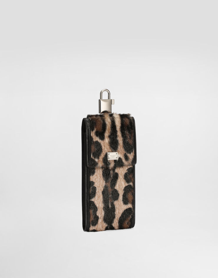 Dolce & Gabbana LEO kid leather pouch Dolce & Gabbana LEO kid leather pouch Multicolor BP3487A3T08