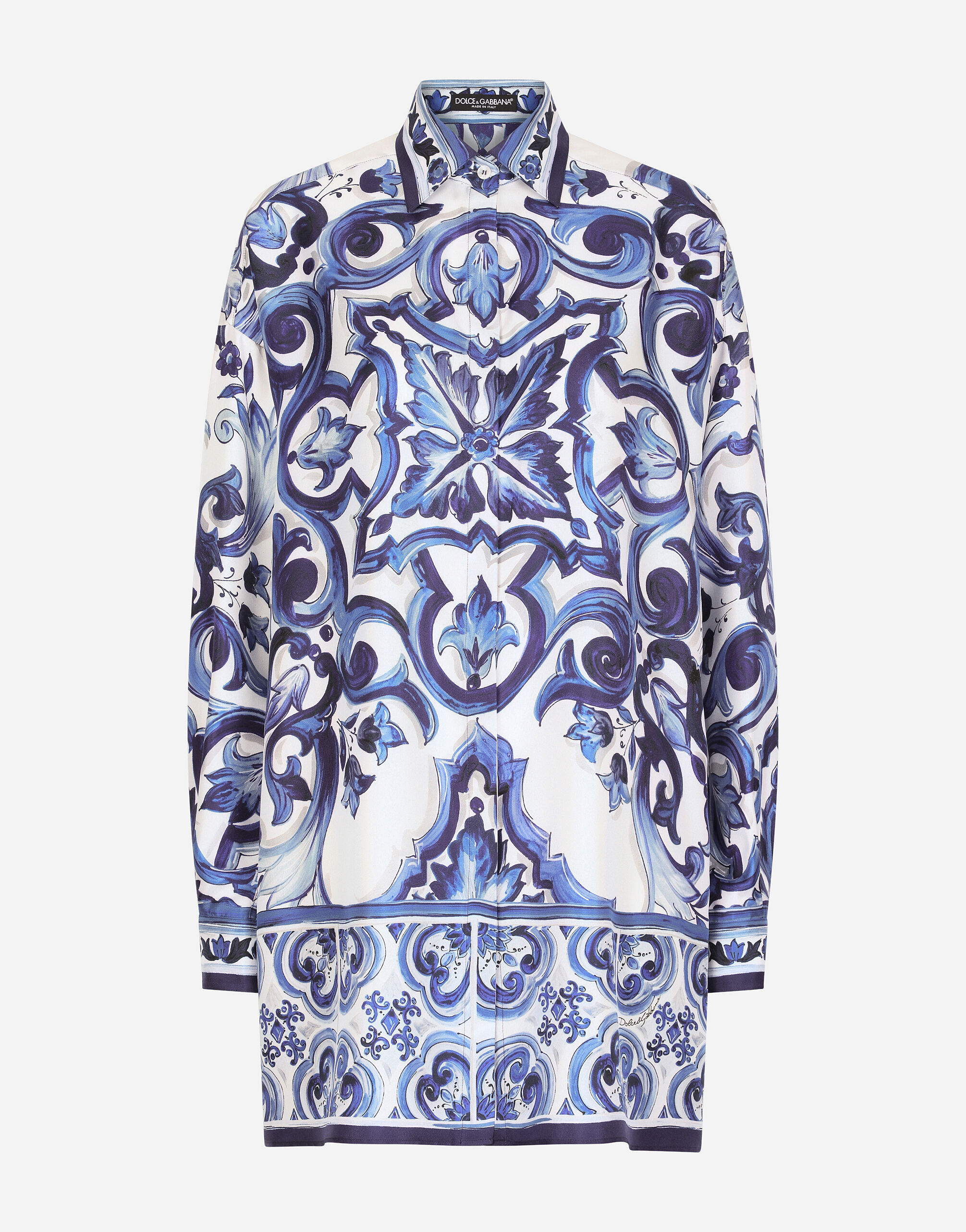 Dolce gabbana hotsell silk shirt