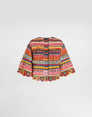 Dolce & Gabbana Handmade knit jacket Multicolor FXVDRZJGMHX