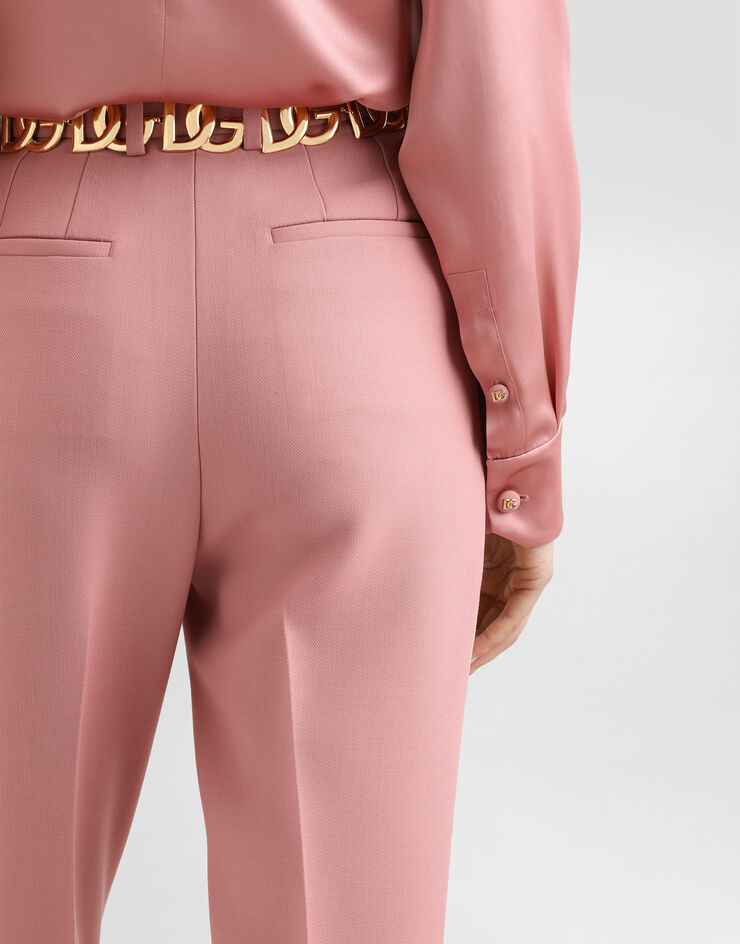 Dolce & Gabbana 丝缎青果领罩衫 粉红 F7AM0TFU1AU