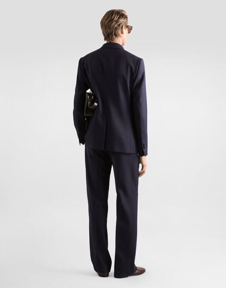 Dolce & Gabbana Virgin wool trousers Blue GP110TFU2YW