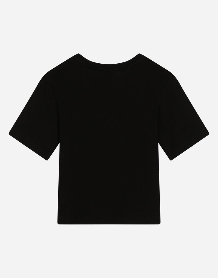 Dolce & Gabbana T-SHIRT MANICA CORTA Schwarz L5JTKTG7I4L