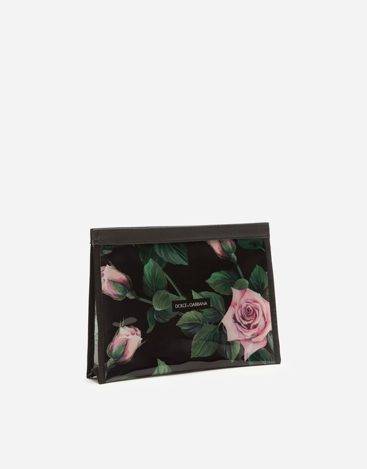 Dolce & Gabbana BIKINI BOTTOMS WITH STRING TIES AND TROPICAL ROSE PRINT ESTAMPADO DE FLORES O2A01JFSGR0