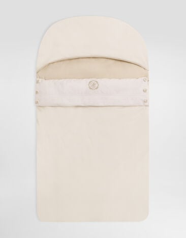 Dolce & Gabbana Newborn interlock baby nest with logo and polka dots Multicolor LNJAH4G7PFQ