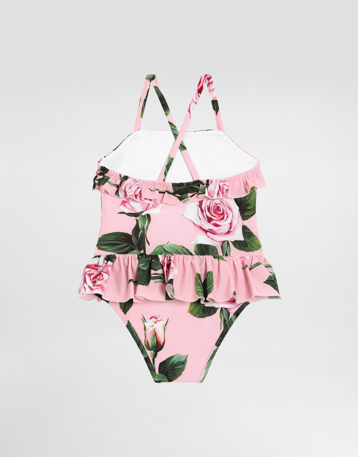 Dolce & Gabbana Maillot de bain une pièce à imprimé roses Imprimé L2J861ON04Q