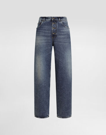 Dolce & Gabbana Pantalones en denim Multicolor GP22YDG8PN9