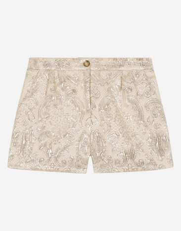 Dolce & Gabbana Brocade shorts Multicolor L4JPGDHS7JG