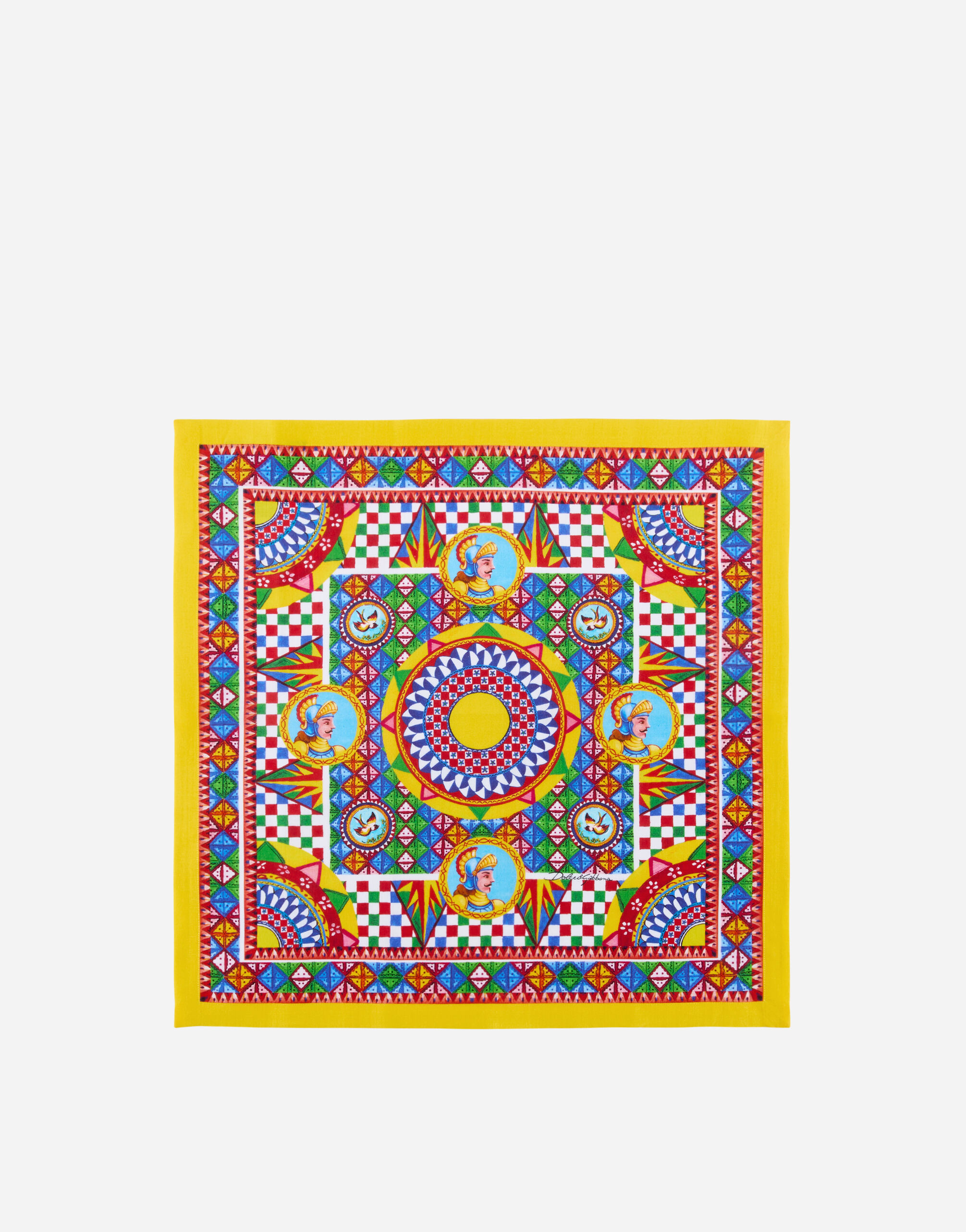 マルチカラー ランチョンマット＆ナフキンセット リネン | Dolce&Gabbana®