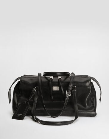 Dolce & Gabbana حقيبة من جلد عجل فيتوريا Black BB7844AW118