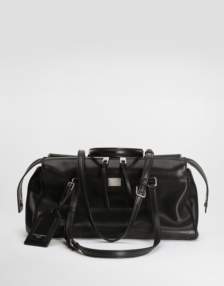 Dolce & Gabbana حقيبة من جلد عجل فيتوريا Black BB7844AW118