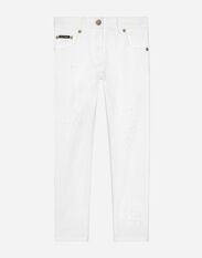 Dolce & Gabbana 5-pocket denim jeans Print L5JTMIG7K6J