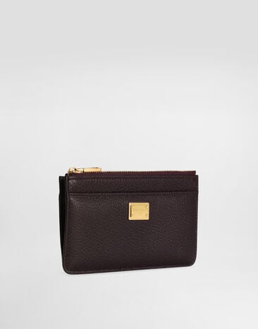 Dolce & Gabbana Calfskin card holder Bordeaux BI1261A0841