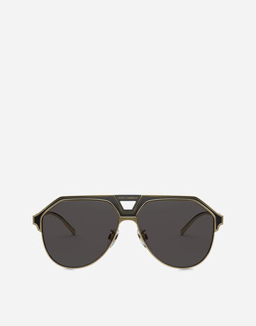 Dolce & Gabbana Солнцезащитные очки Miami золотой и черный VG2285VM281