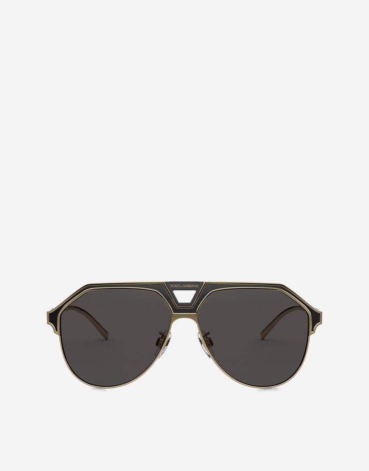 Dolce & Gabbana Солнцезащитные очки Miami ЗОЛОТОЙ VG2257VM487