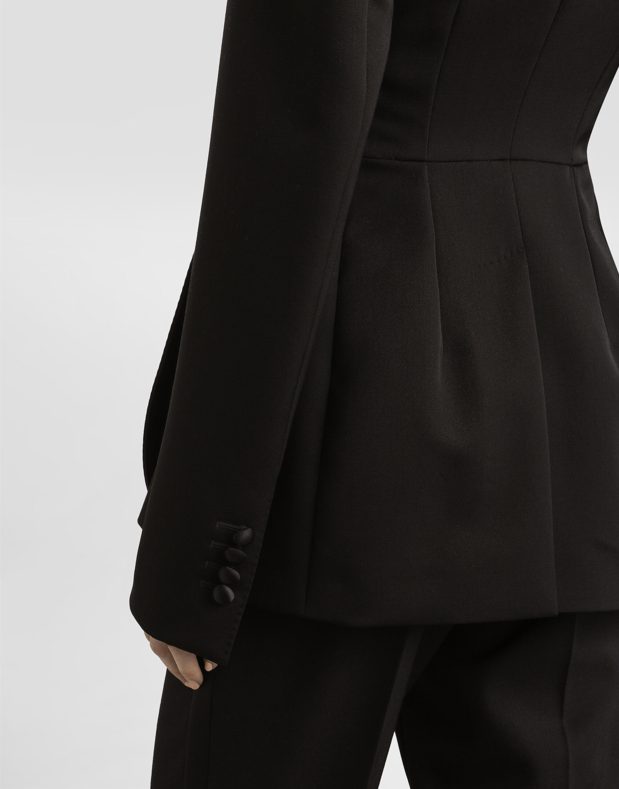 ジャケット DOLCE & GABBANA DOUBLE-BREASTED TUXEDO JACKET IN GABARDINE Double-breasted wool gabardine tuxedo jacket in Black for