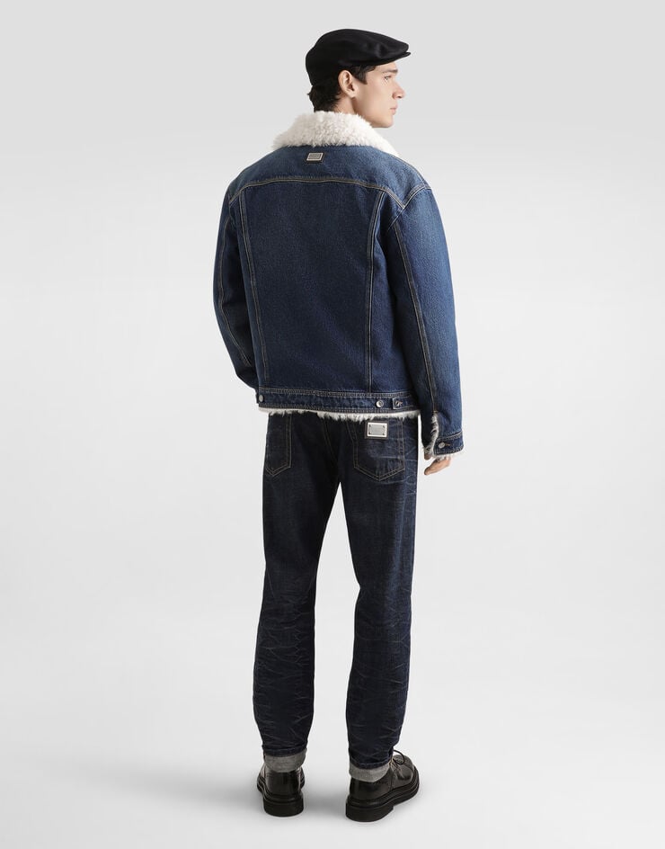 Dolce & Gabbana Loose cotton denim jeans Multicolor GYJDADG8NJ2