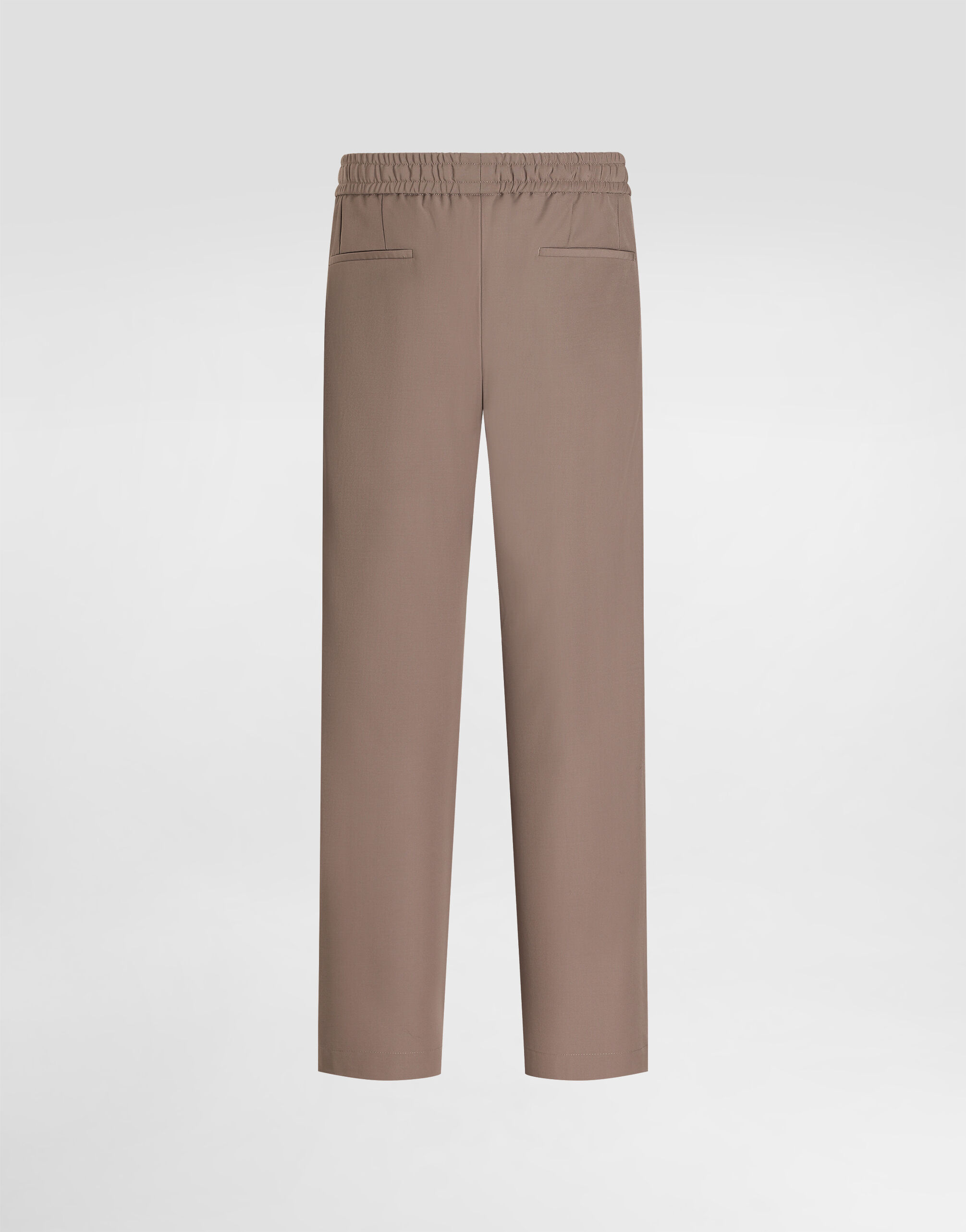 Wool poplin jogging trousers - thumbnail 2