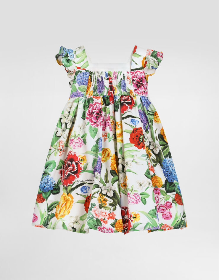 Dolce & Gabbana Poplin dress with floral print Print L24DG1HS5TC