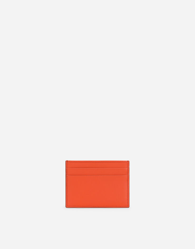 Dolce & Gabbana DG Logo card holder Orange BI0330AG081