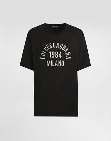 Dolce & Gabbana Cotton t-shirt Dolce & Gabbana Cotton t-shirt Black G8RI4ZG7POL