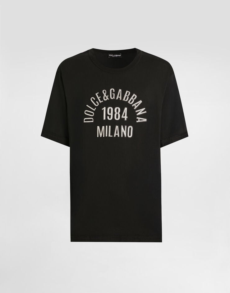Dolce & Gabbana Cotton t-shirt Dolce & Gabbana Cotton t-shirt Black G8RI4ZG7POL