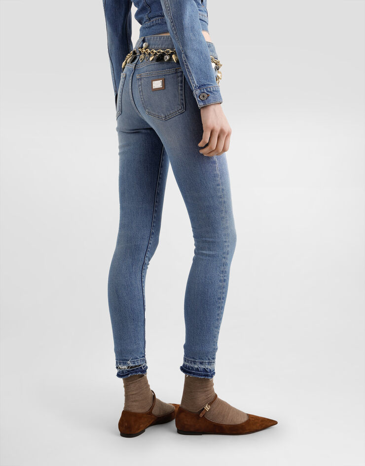 Dolce & Gabbana 5-pocket denim trousers Multicolor FTC68DG8NQ6