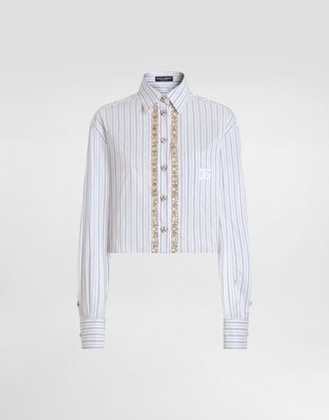 Dolce & Gabbana Striped shirt Multicolor F5U22ZFBMFN