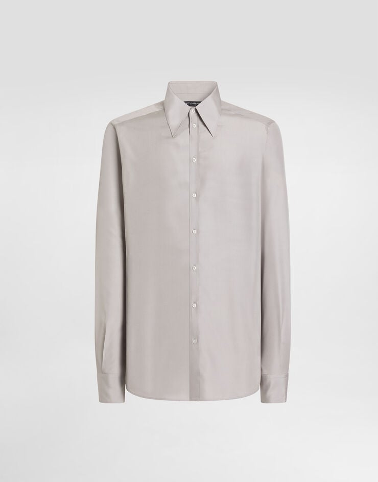 Dolce & Gabbana Silk poplin gold shirt Dolce & Gabbana Silk poplin gold shirt G5NP9TFU1SU