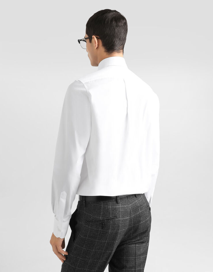 Dolce & Gabbana Cotton poplin martini shirt White G5MM4TFU5EW