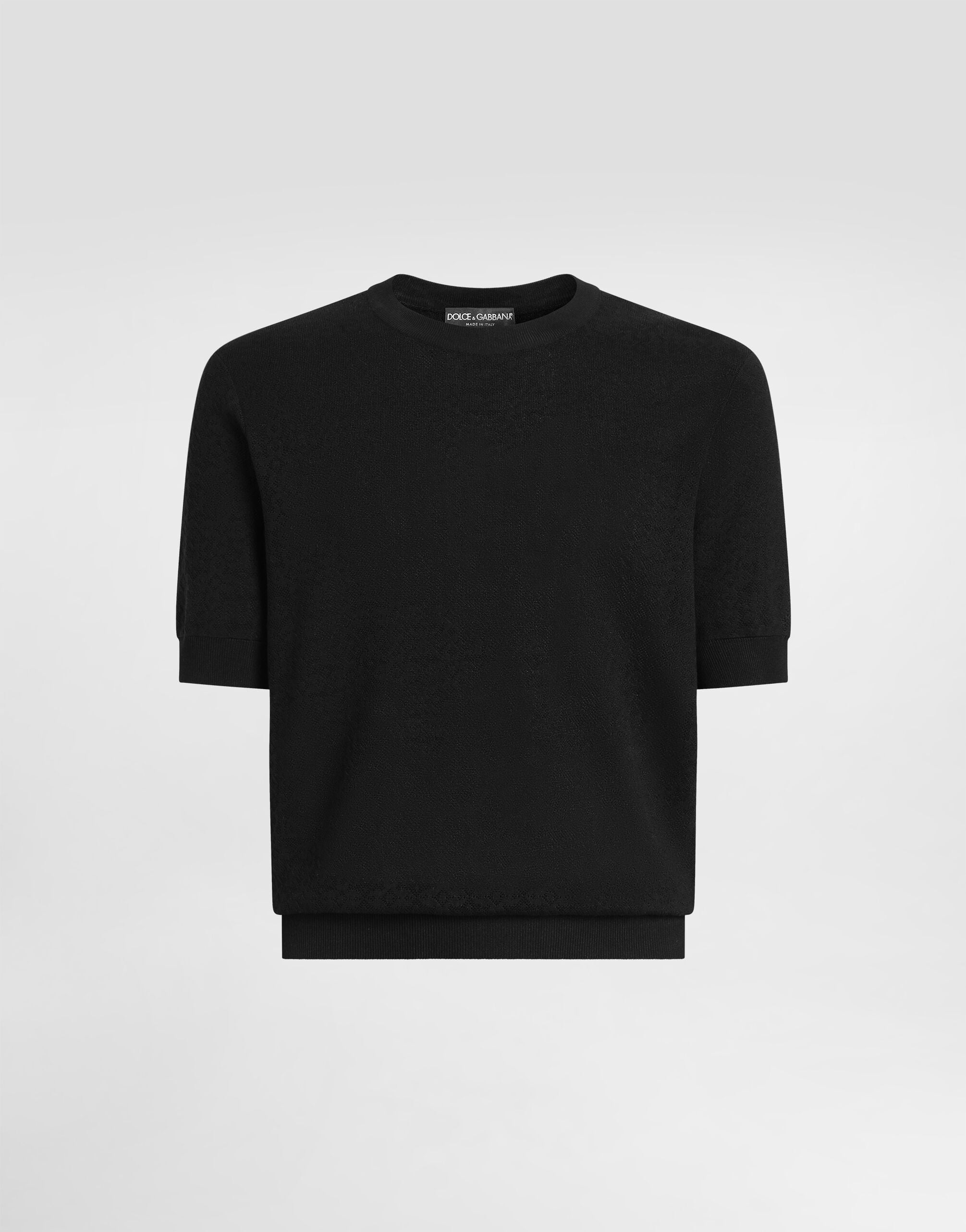 Silk pullover in Black for Men | Dolce&Gabbana® US