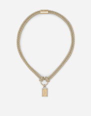 Dolce & Gabbana “Marina” cord necklace Beige WBQ1M5W1111