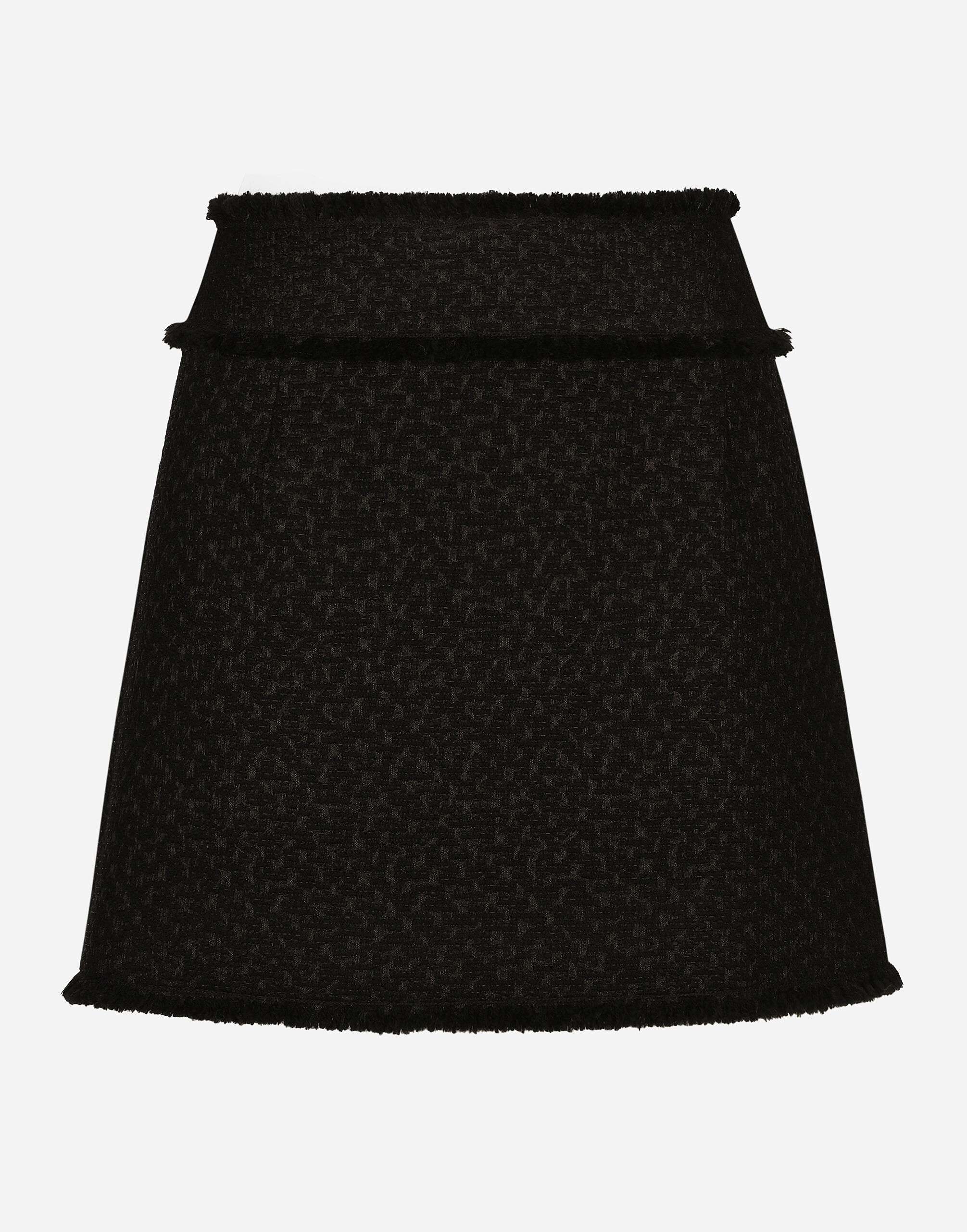 色艶【Dolce & Gabbana】ウールラッセルツイードミニスカート ブルーのウィメンズ ラッセルツイード ミニスカート
