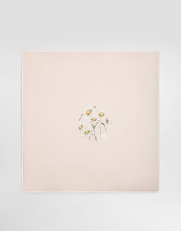 Dolce & Gabbana Daisy-print interlock blanket Print LNJAE7II7IO