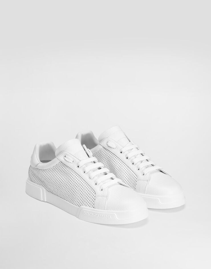 Dolce & Gabbana Portofino light strobel sneakers in calfskin White CS2354AG093