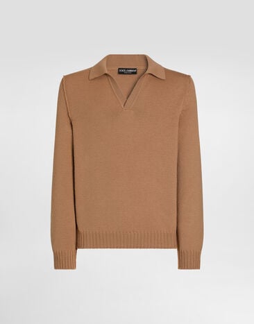 Dolce & Gabbana Virgin wool polo shirt  GXZC4TJDVIH