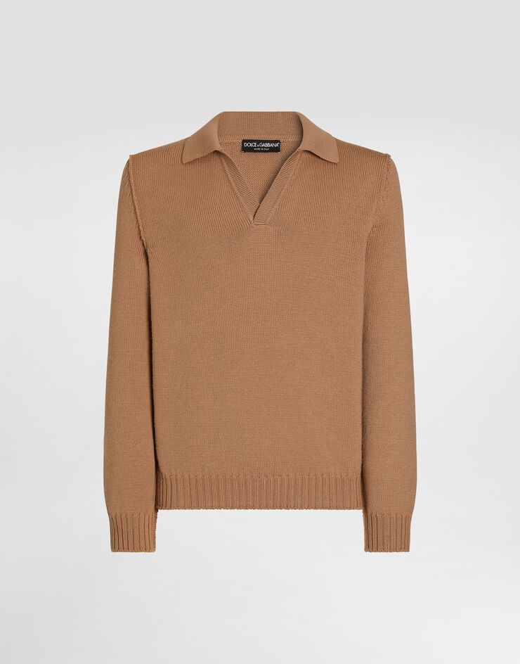 Dolce & Gabbana Virgin wool polo shirt  GXZC4TJDVIH