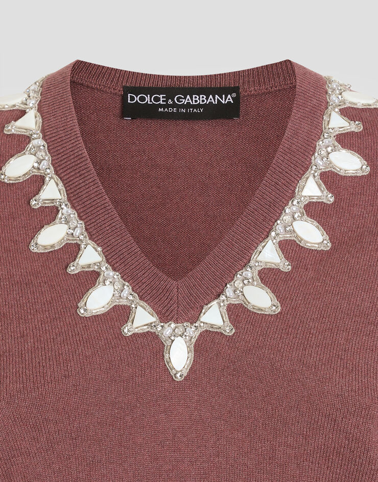 Dolce & Gabbana 羊绒套头衫 Purple FXY05ZJBW1M