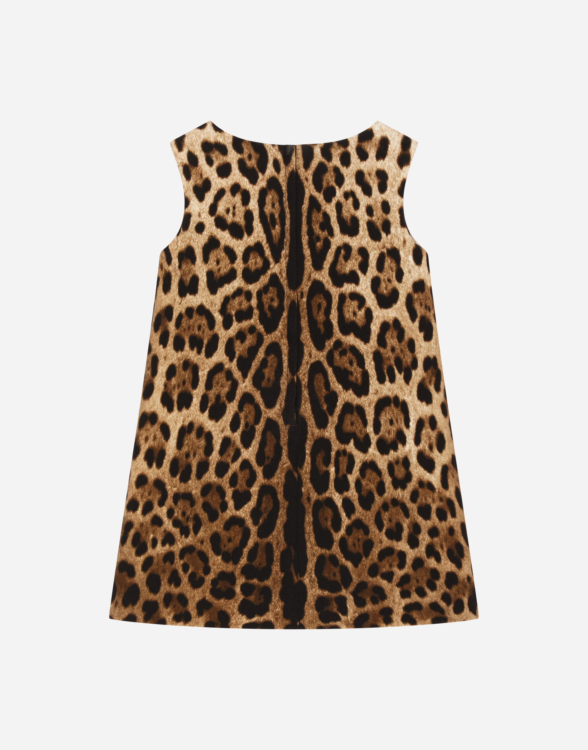 ★Dolce & Gabbana★ レオパード プリントドレス（3-6Y） アニマリエプリントのウィメンズ Leopard-print interlock midi
