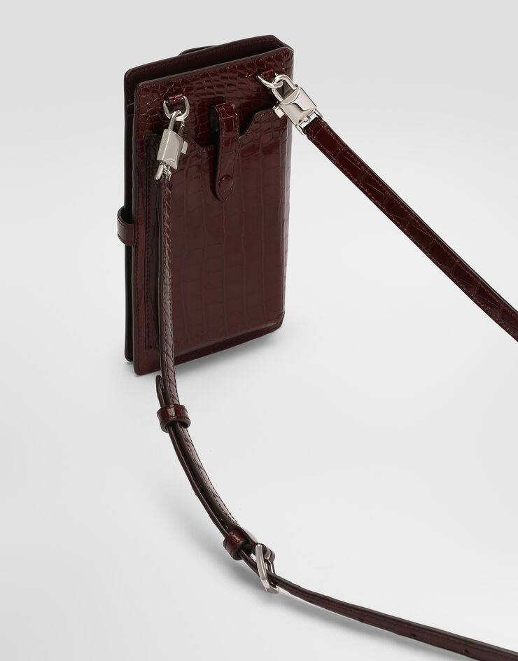 Dolce & Gabbana Alligator crossbody minibag Dolce & Gabbana Alligator crossbody minibag Purple BM2766A2T69