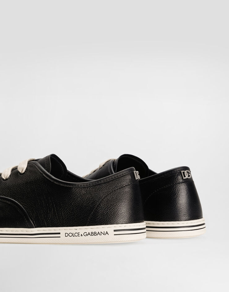 Dolce & Gabbana Saint Tropez calfskin sneakers Black CS2351AQ724